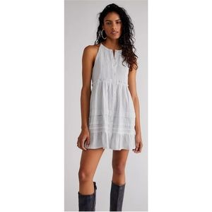 💖 Free People Cotton Desert Days Mini Dress, XS